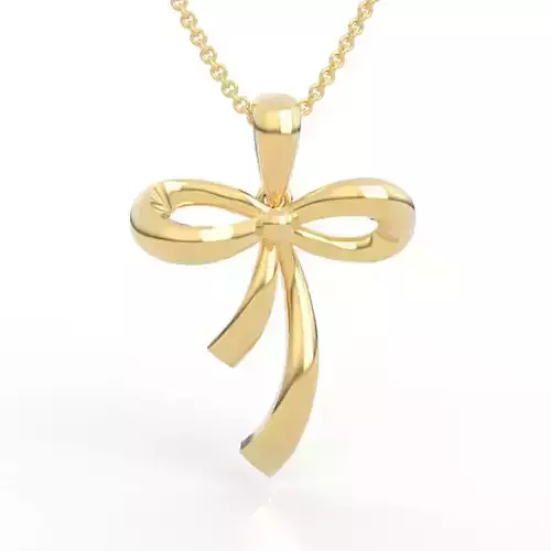 Elegant Bow Necklace
