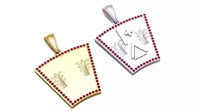 pendant luxury 3D jewelry