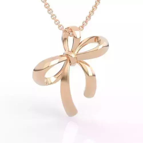 Sophisticated Bow Tie Pendant