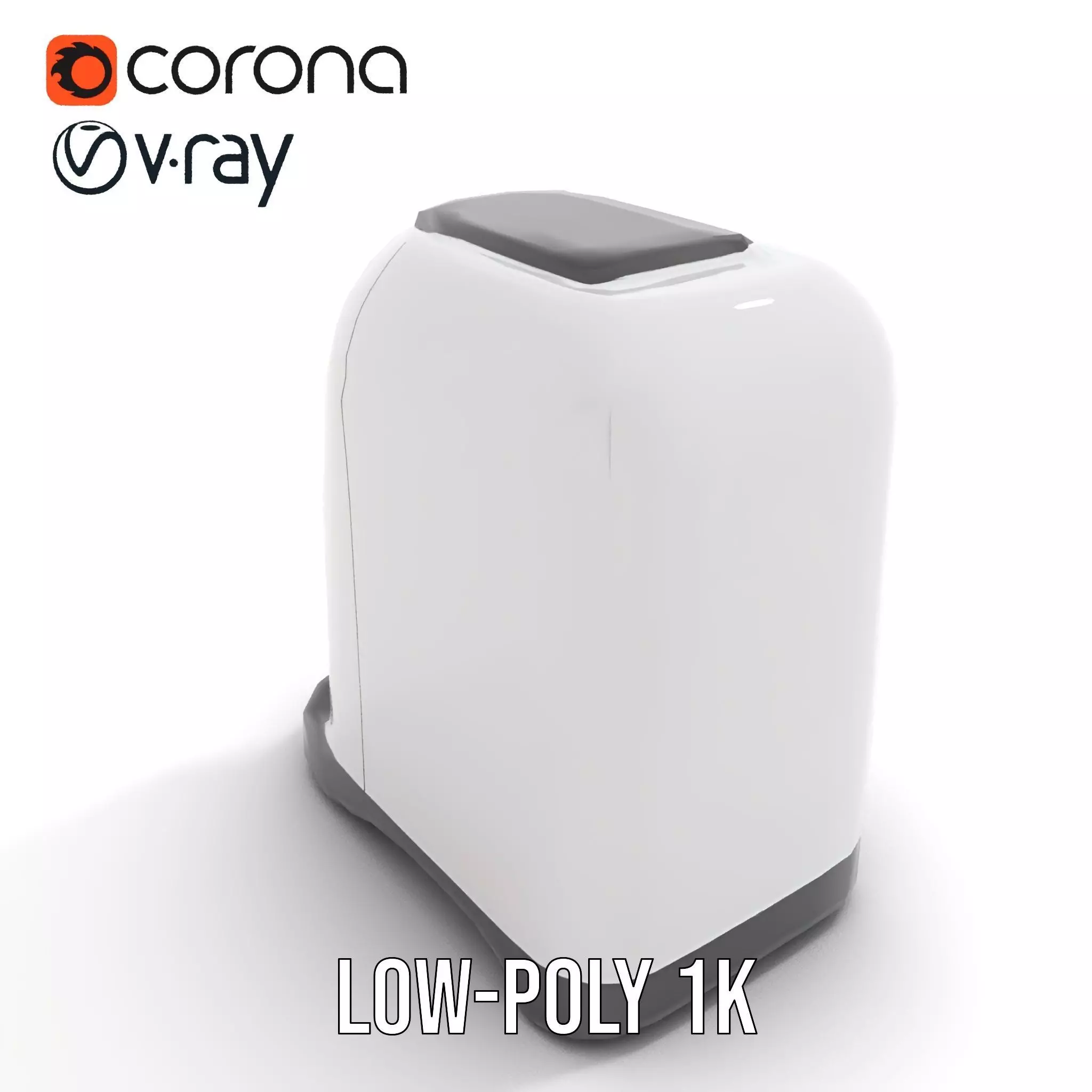 Smart Coffee Machine Model Pack with Interactive Features Low-poly 3D model_12