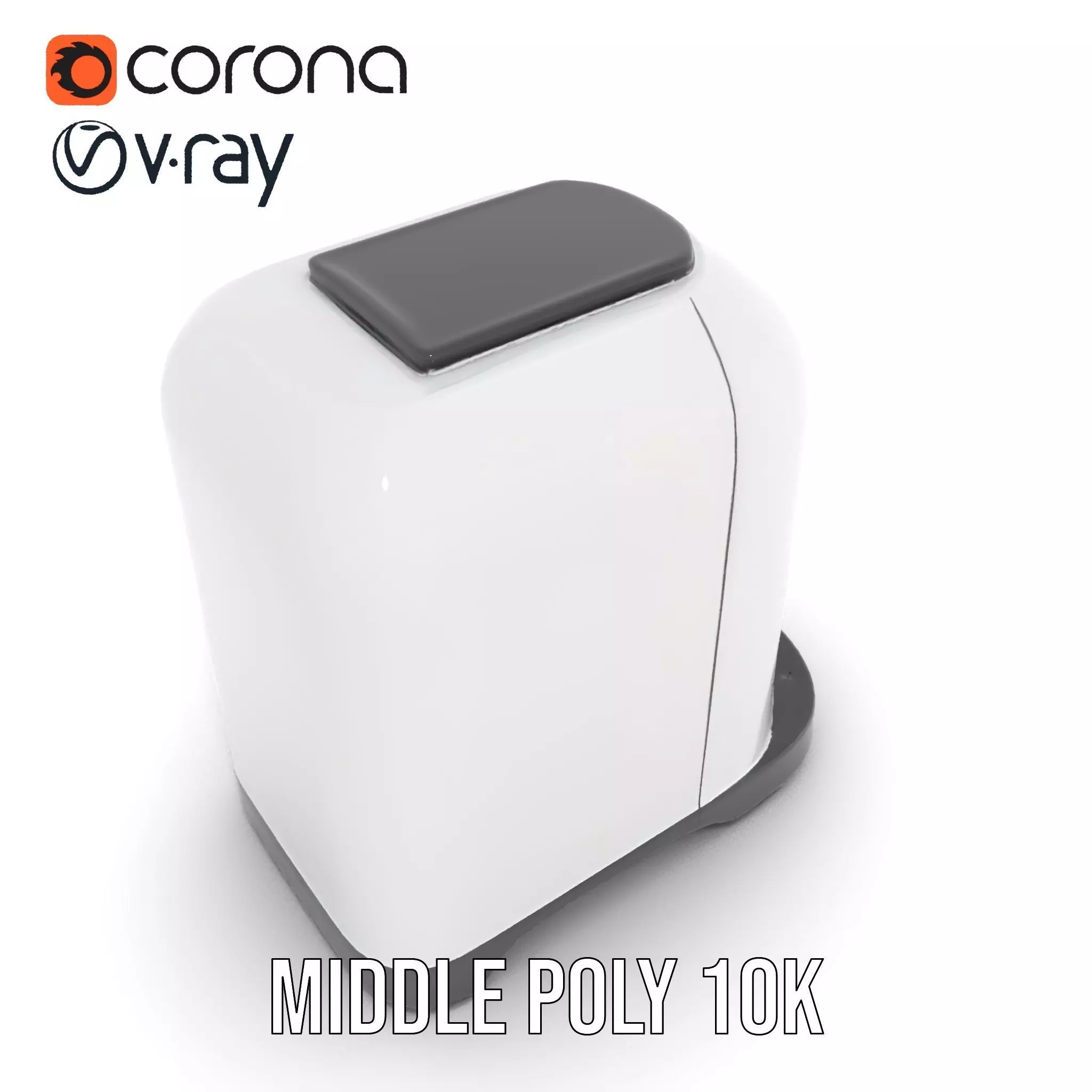 Smart Coffee Machine Model Pack with Interactive Features Low-poly 3D model_13