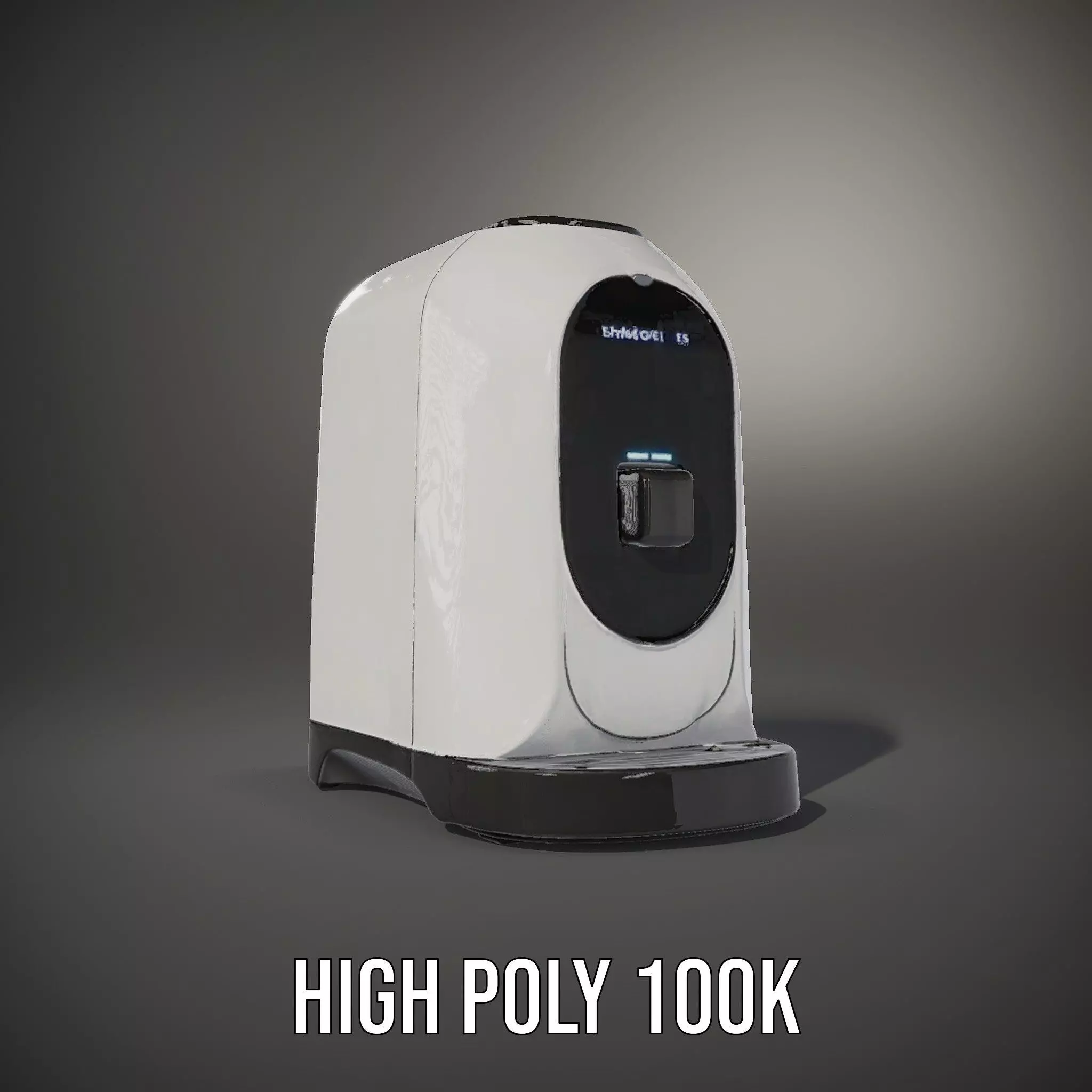 Smart Coffee Machine Model Pack with Interactive Features Low-poly 3D model_10