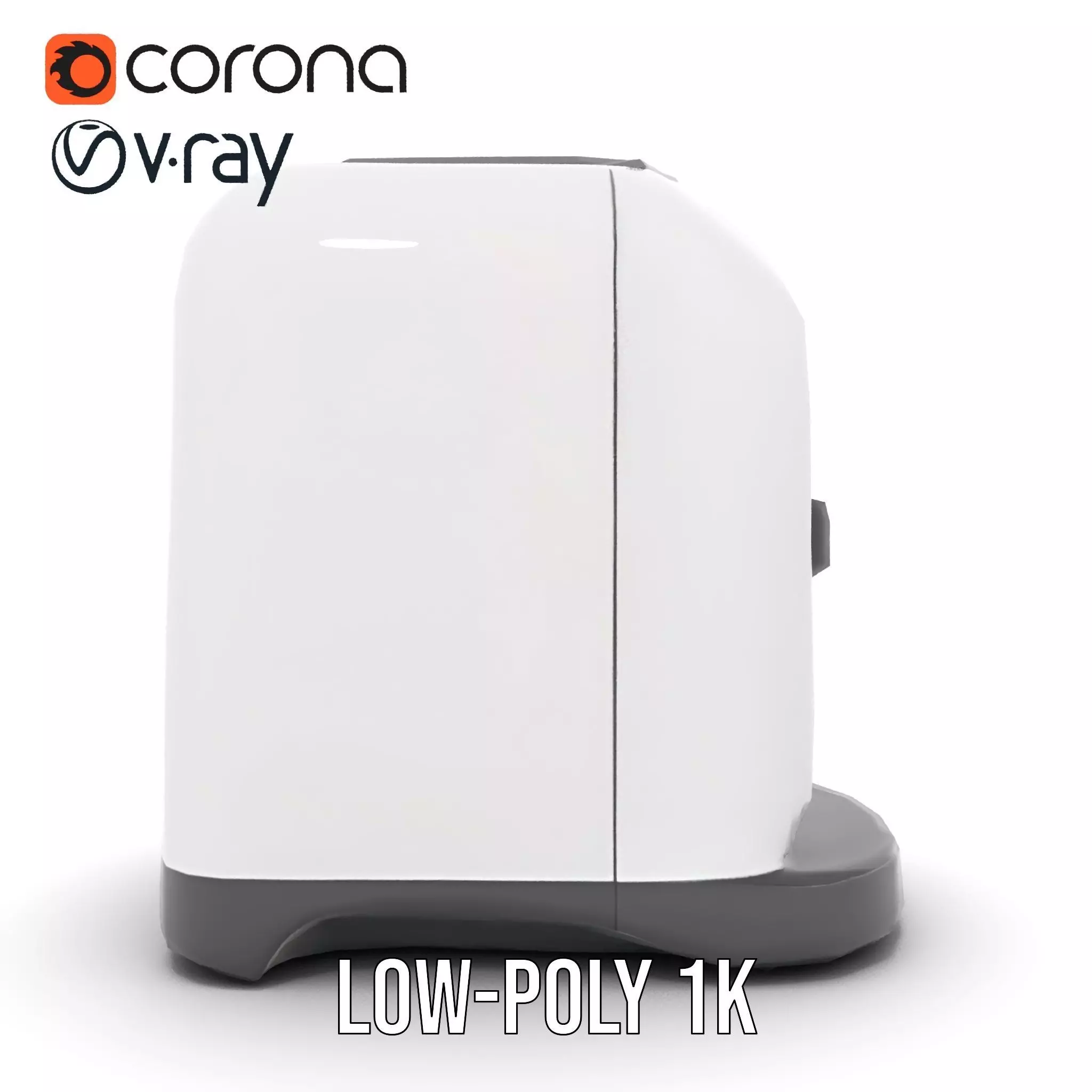 Smart Coffee Machine Model Pack with Interactive Features Low-poly 3D model_30