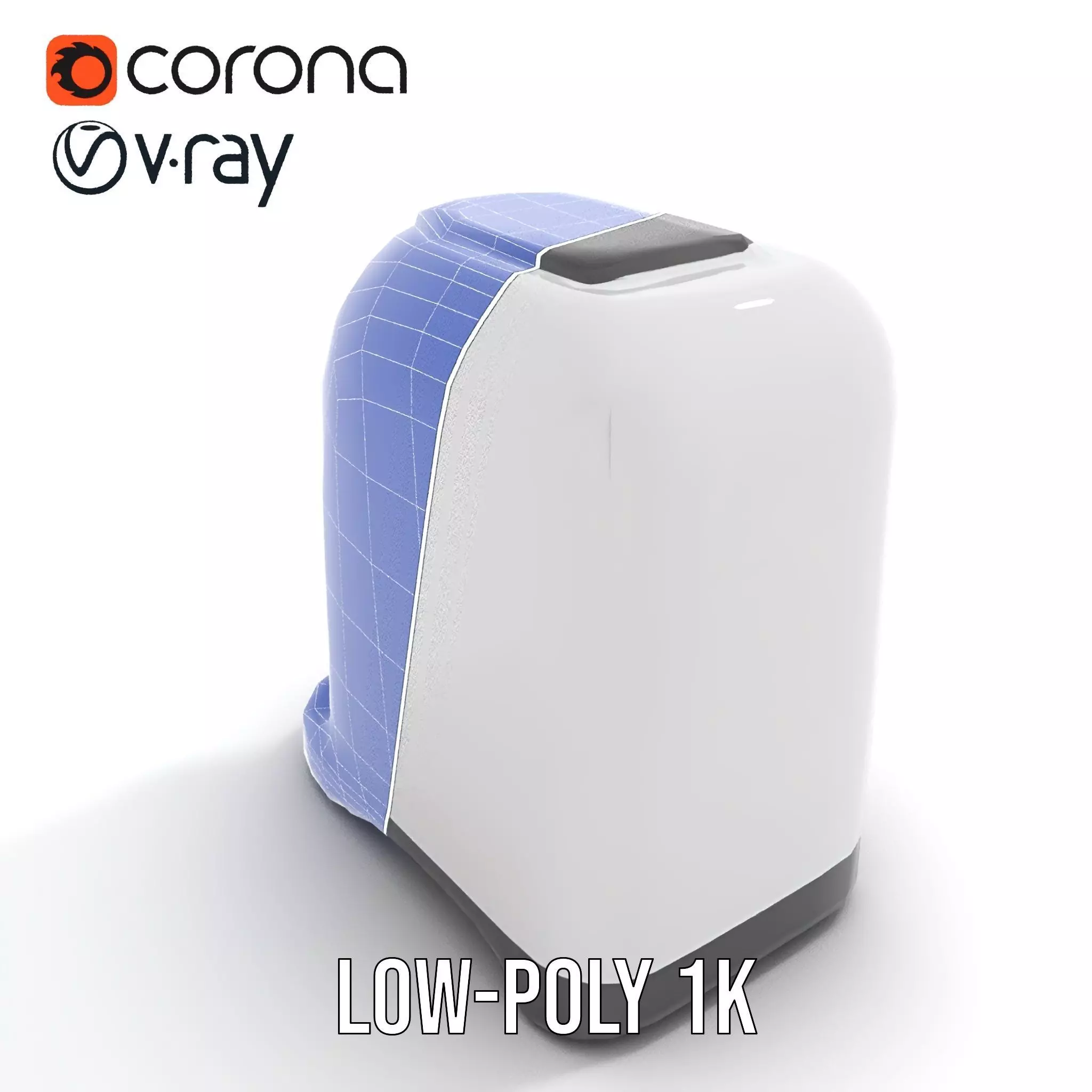 Smart Coffee Machine Model Pack with Interactive Features Low-poly 3D model_20