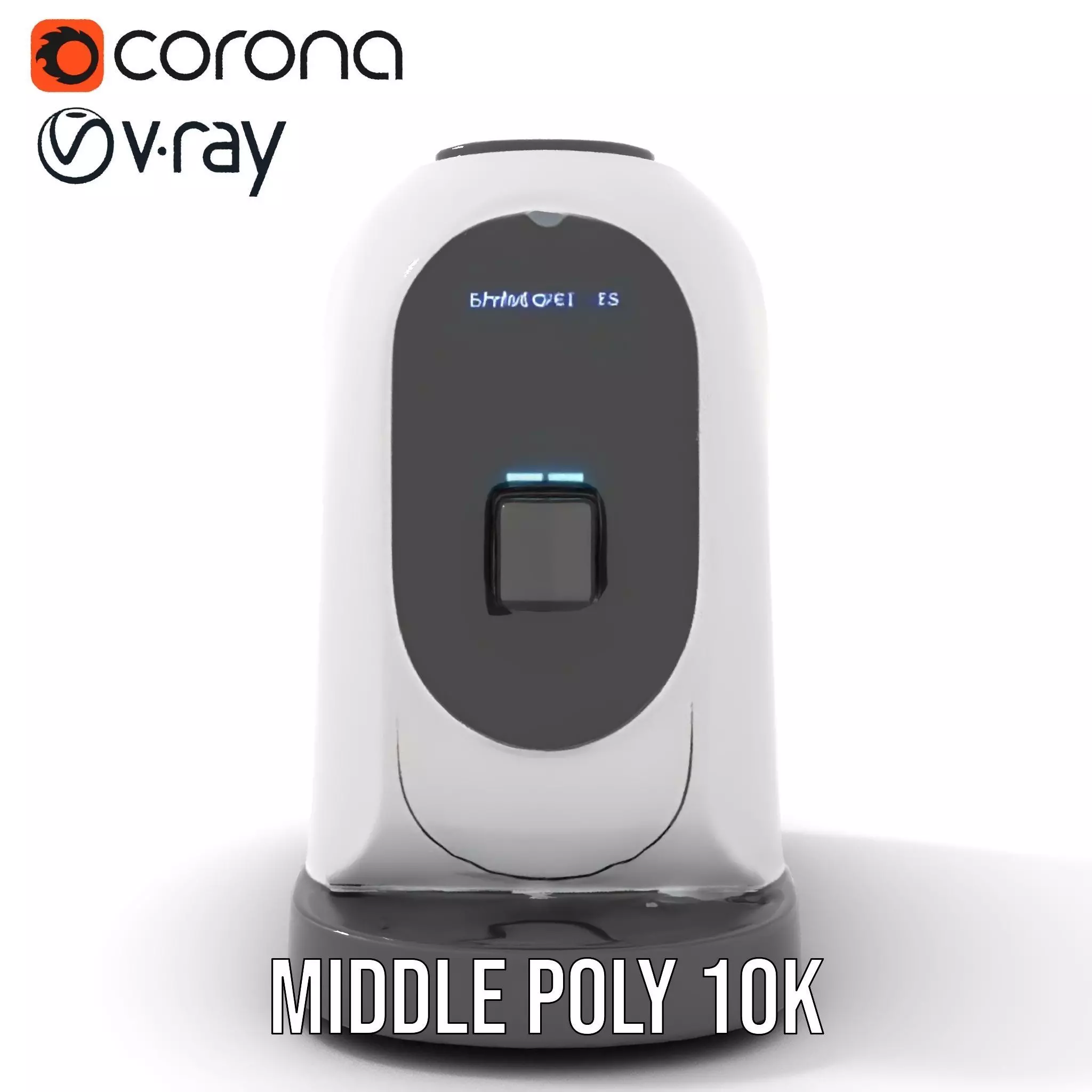 Smart Coffee Machine Model Pack with Interactive Features Low-poly 3D model_11