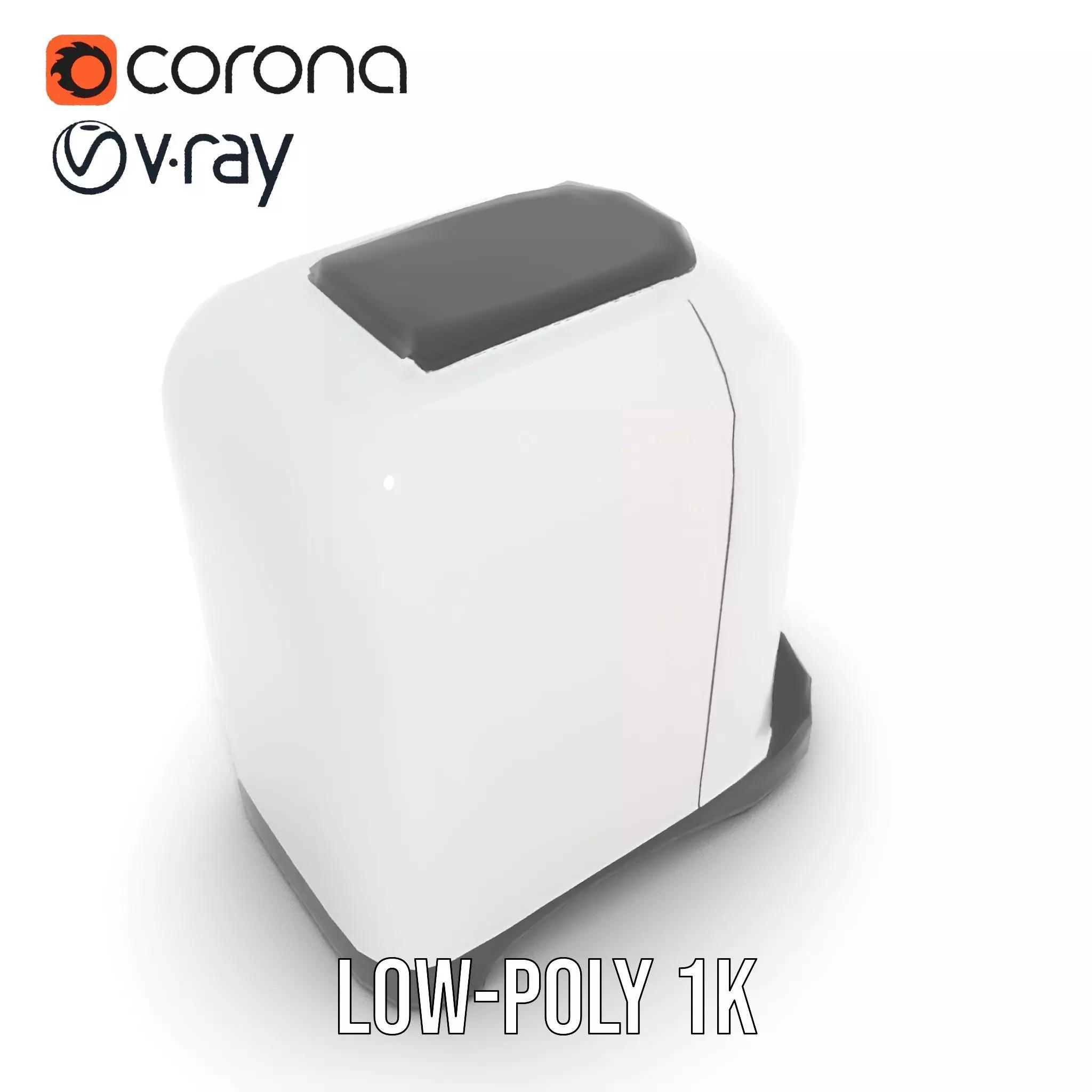 Smart Coffee Machine Model Pack with Interactive Features Low-poly 3D model_9