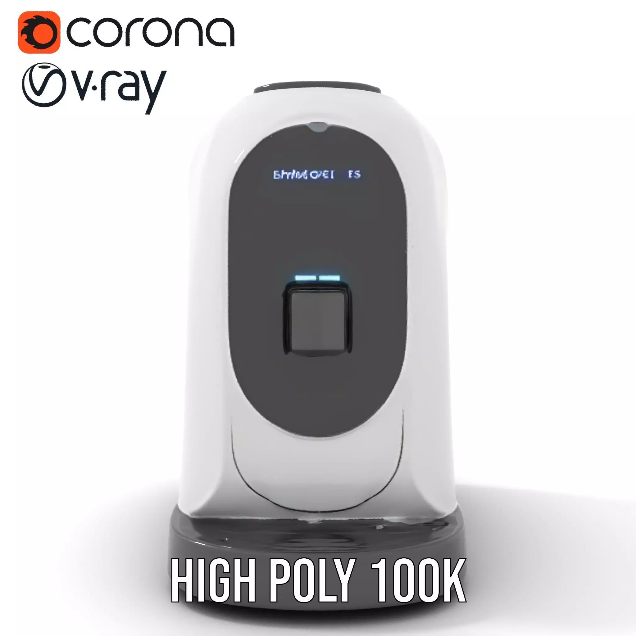 Smart Coffee Machine Model Pack with Interactive Features Low-poly 3D model_18