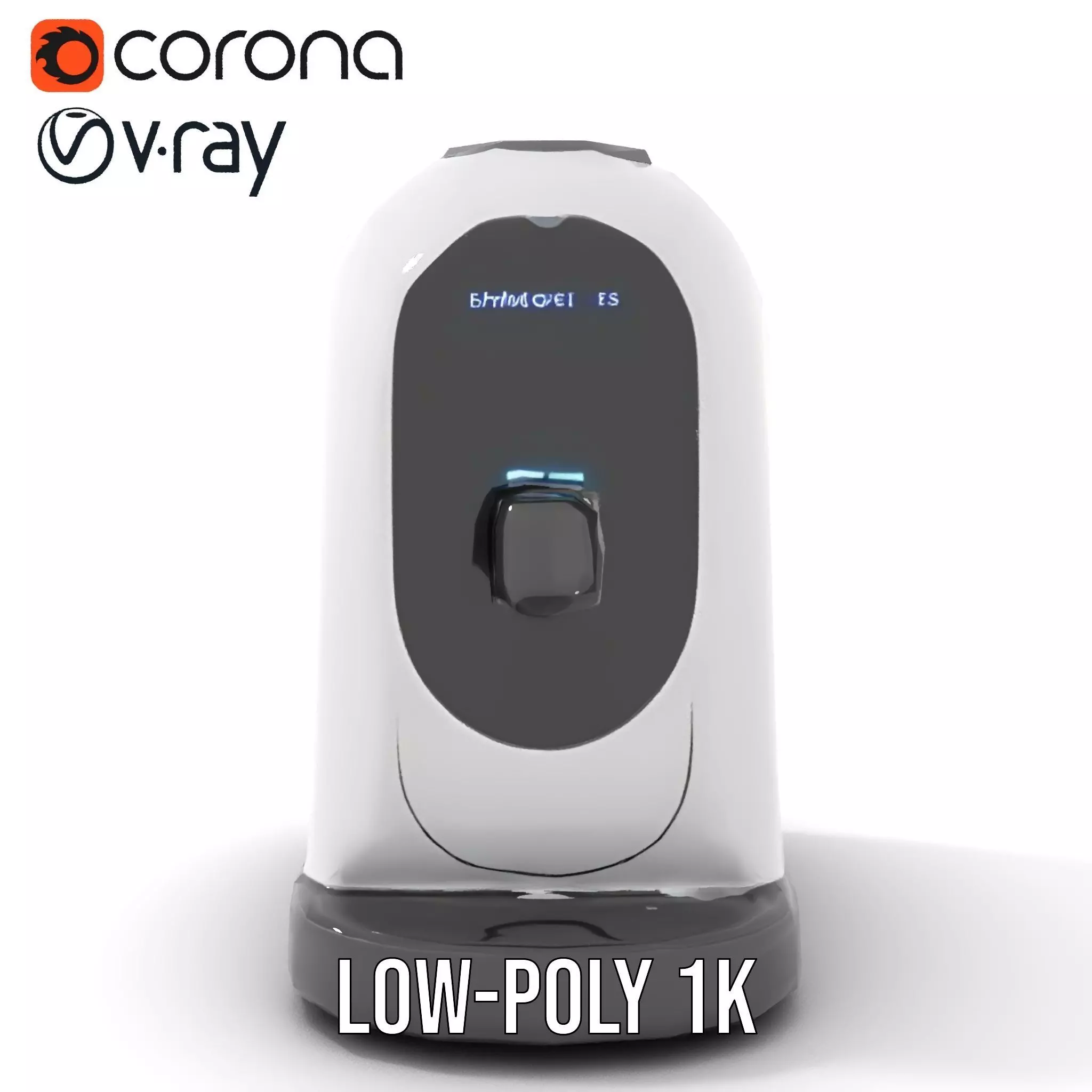 Smart Coffee Machine Model Pack with Interactive Features Low-poly 3D model_14