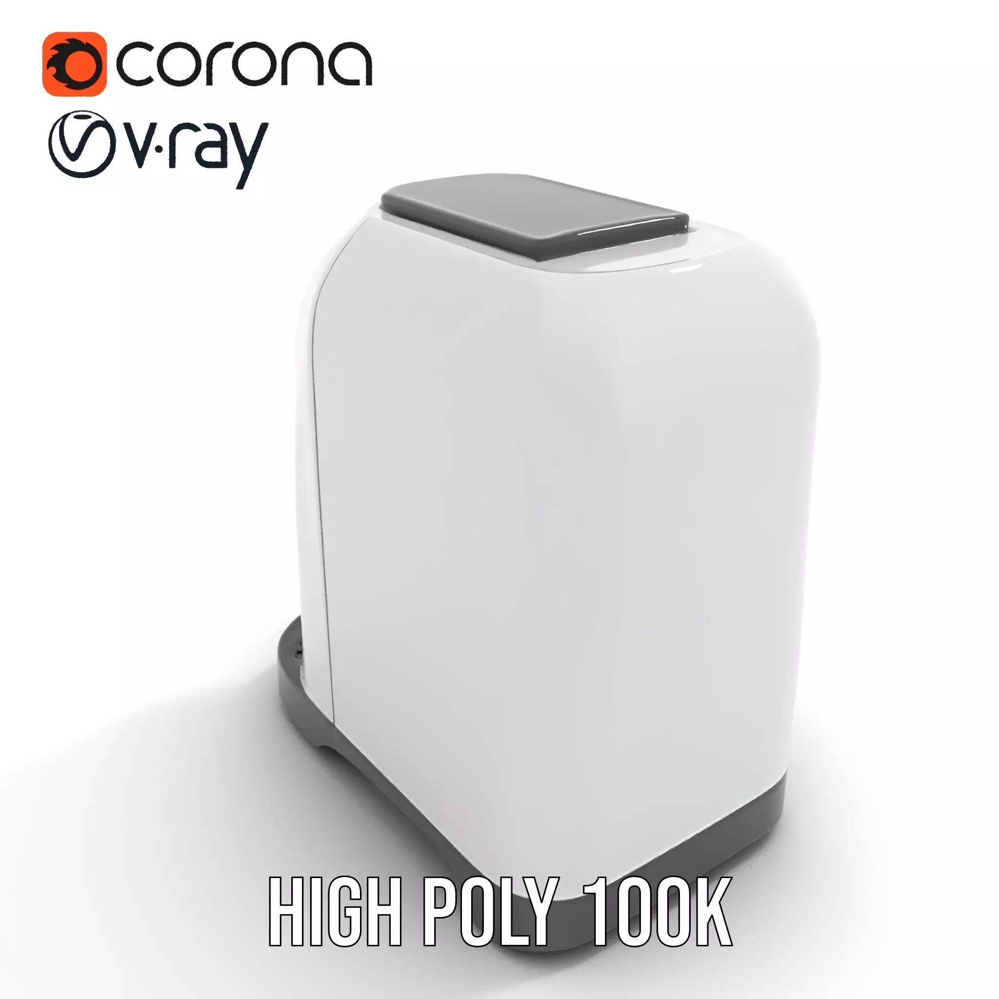 Smart Coffee Machine Model Pack with Interactive Features Low-poly 3D model_21