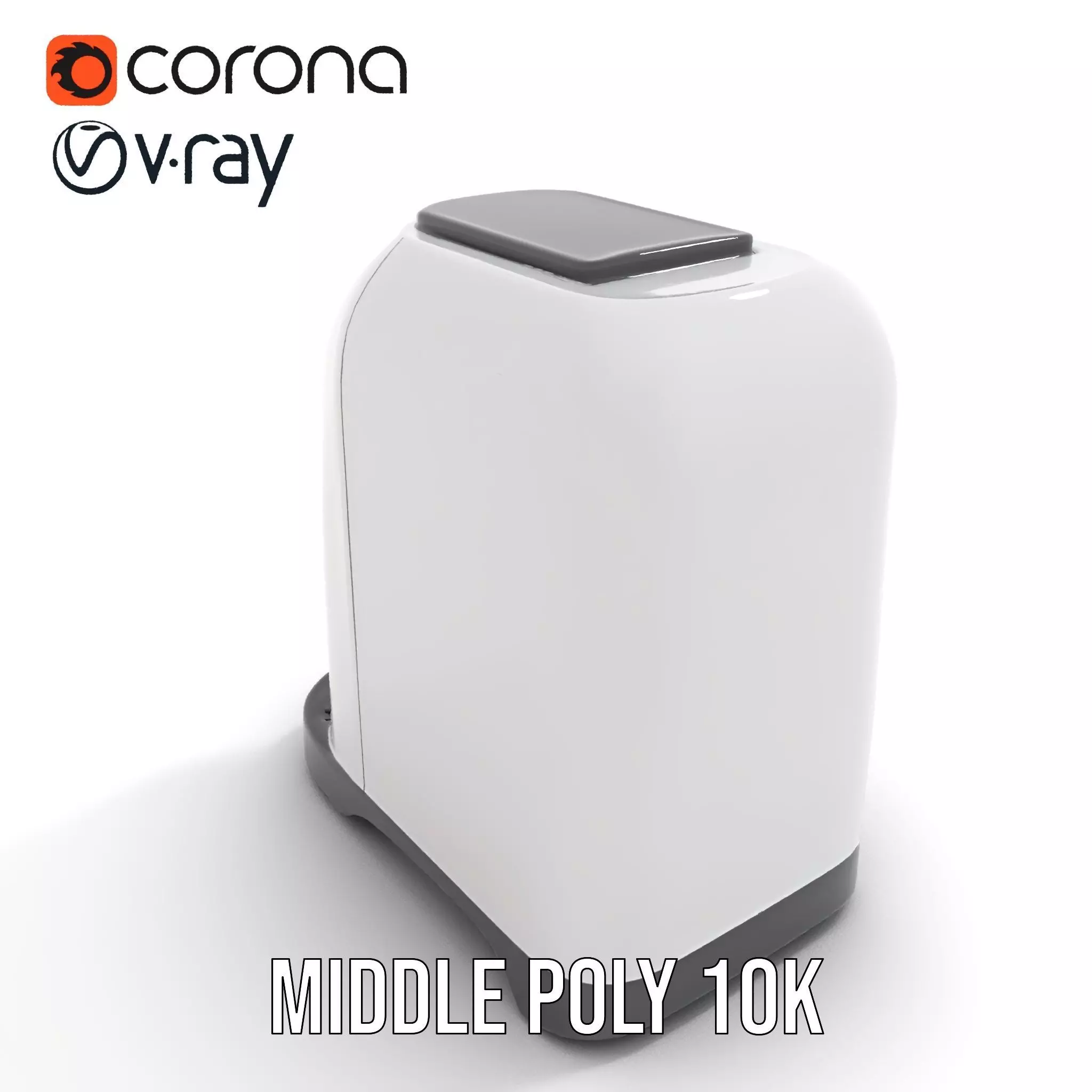 Smart Coffee Machine Model Pack with Interactive Features Low-poly 3D model_6