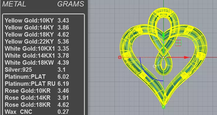 Stunning Infinity Heart Pendant 3D print model_2