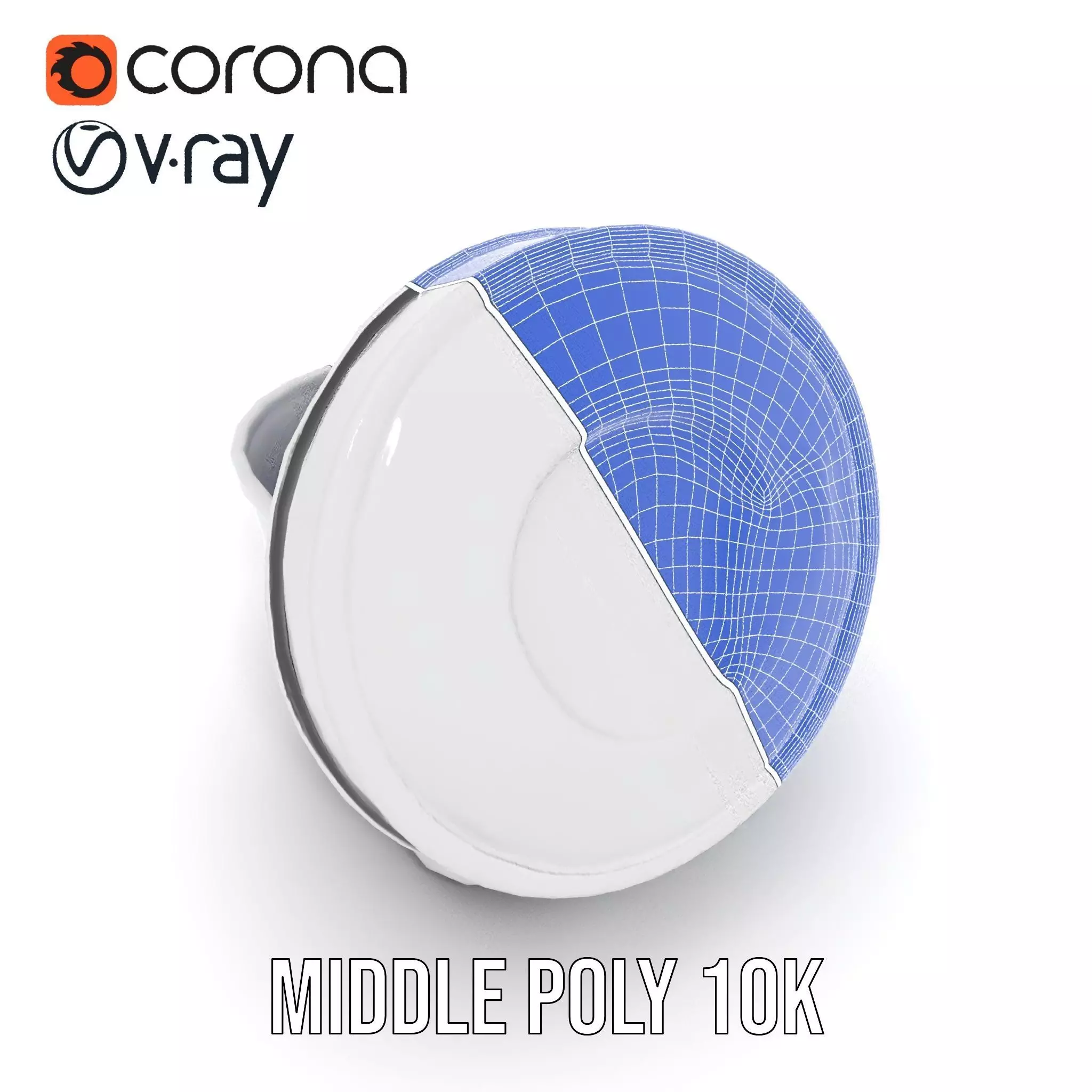 Round Plastic Container with Lid Model Pack Low-poly 3D model_21