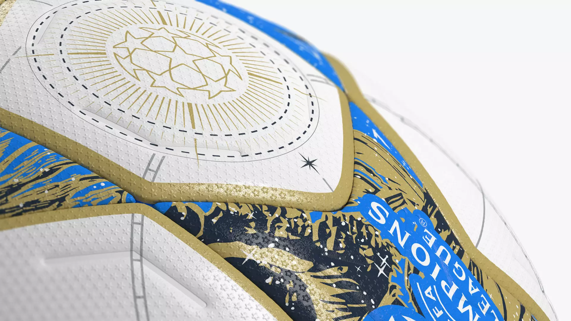 Adidas Champions League 25 26 ball zodiac signs 3D model_5