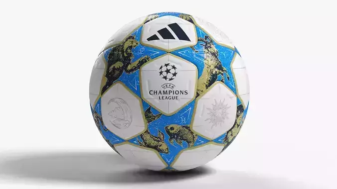 Adidas Champions League 25 26 ball zodiac signs 3D model Adidas Champions League 25 26 ball zodiac signs 3D model