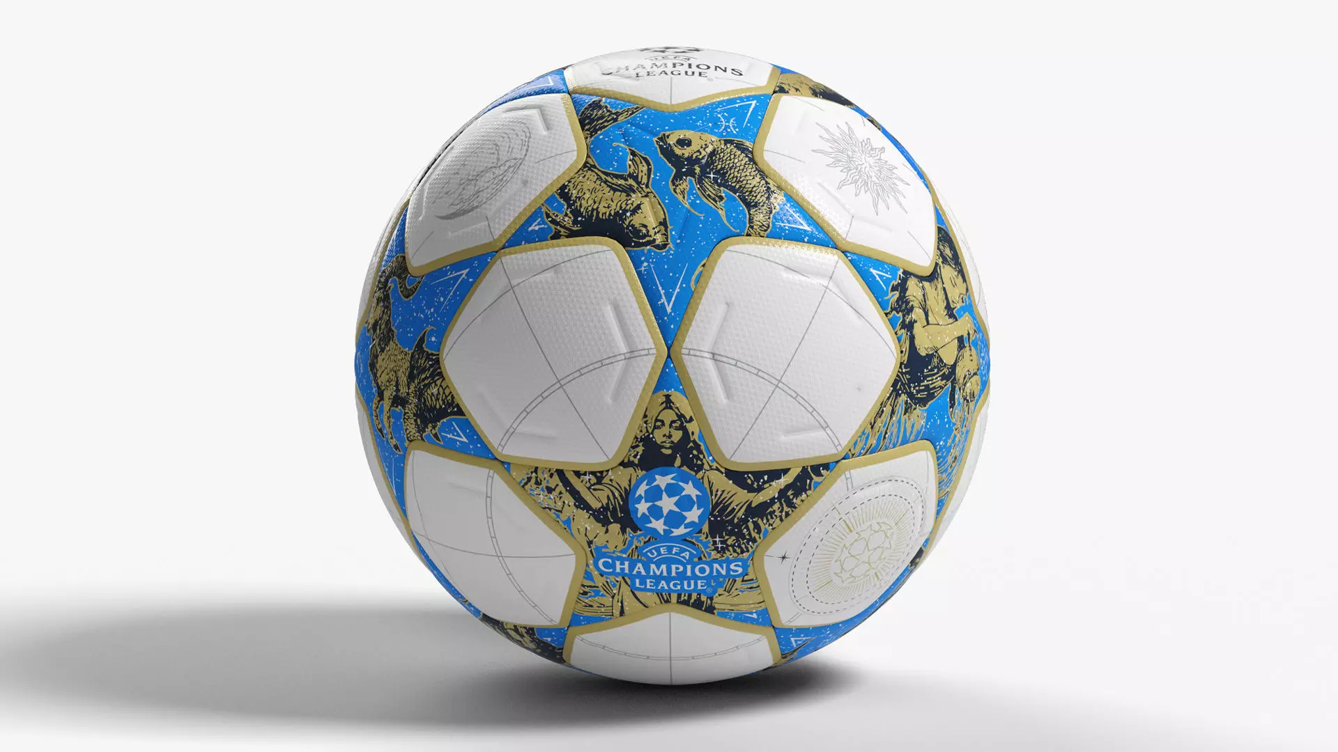 Adidas Champions League 25 26 ball zodiac signs 3D model_3