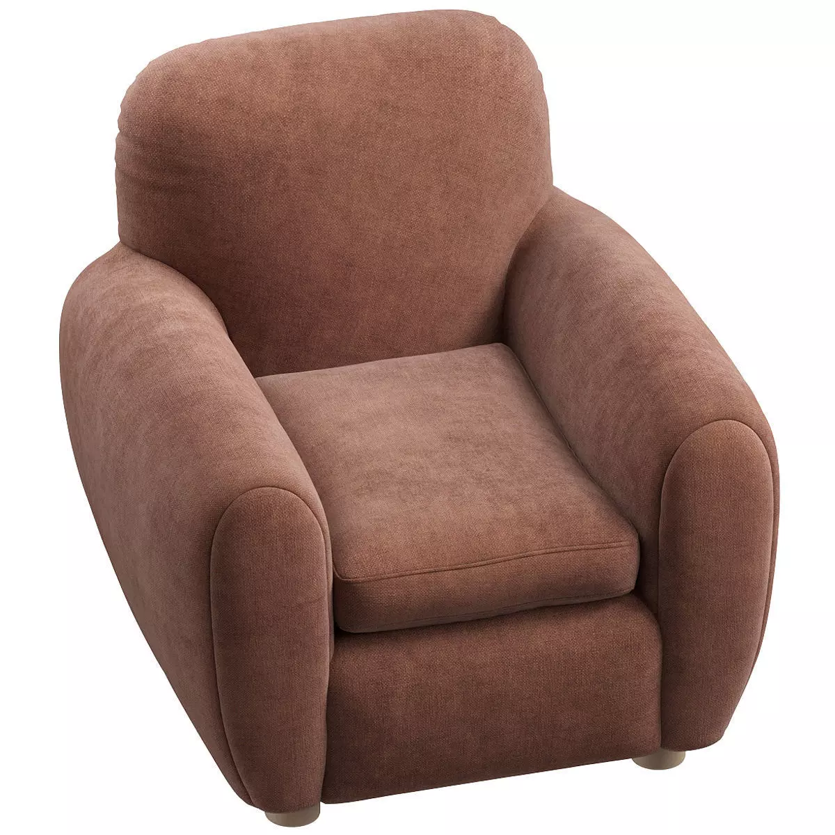 Pair Of Curved Lounge Chair 3D model_21