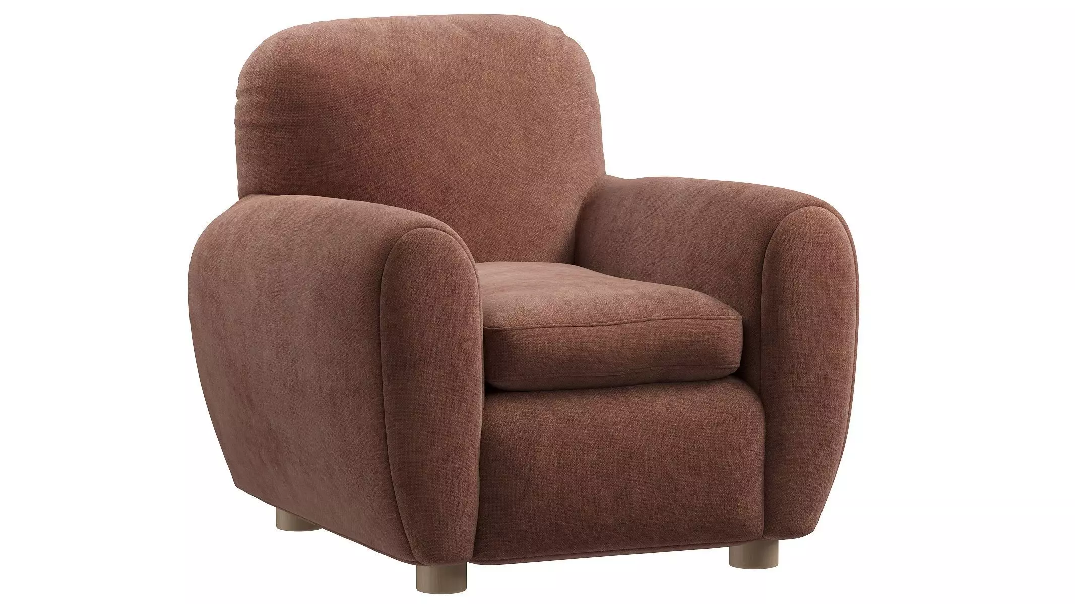 Pair Of Curved Lounge Chair 3D model_8