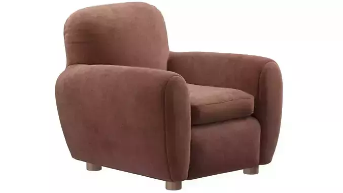 Pair Of Curved Lounge Chair