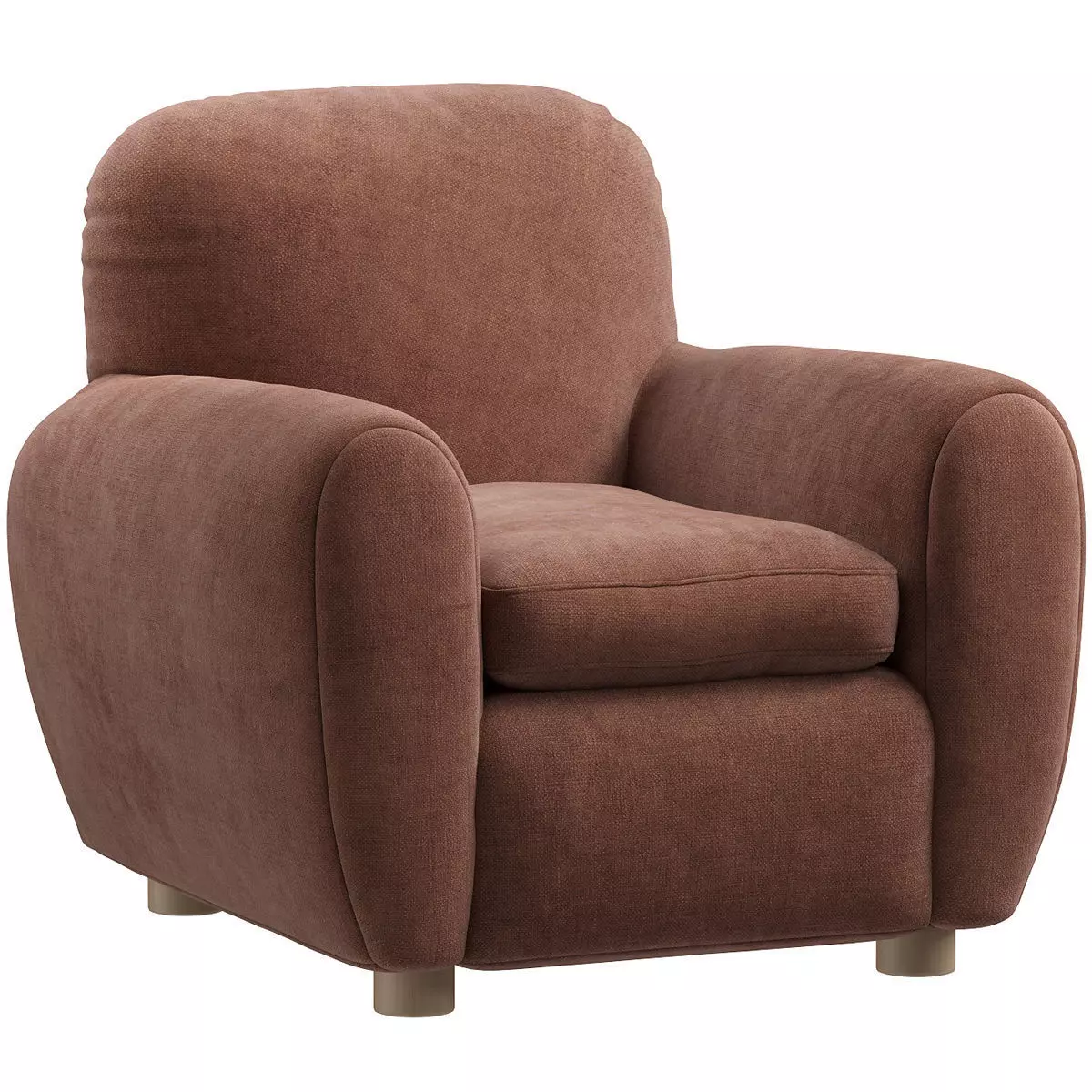 Pair Of Curved Lounge Chair 3D model_19