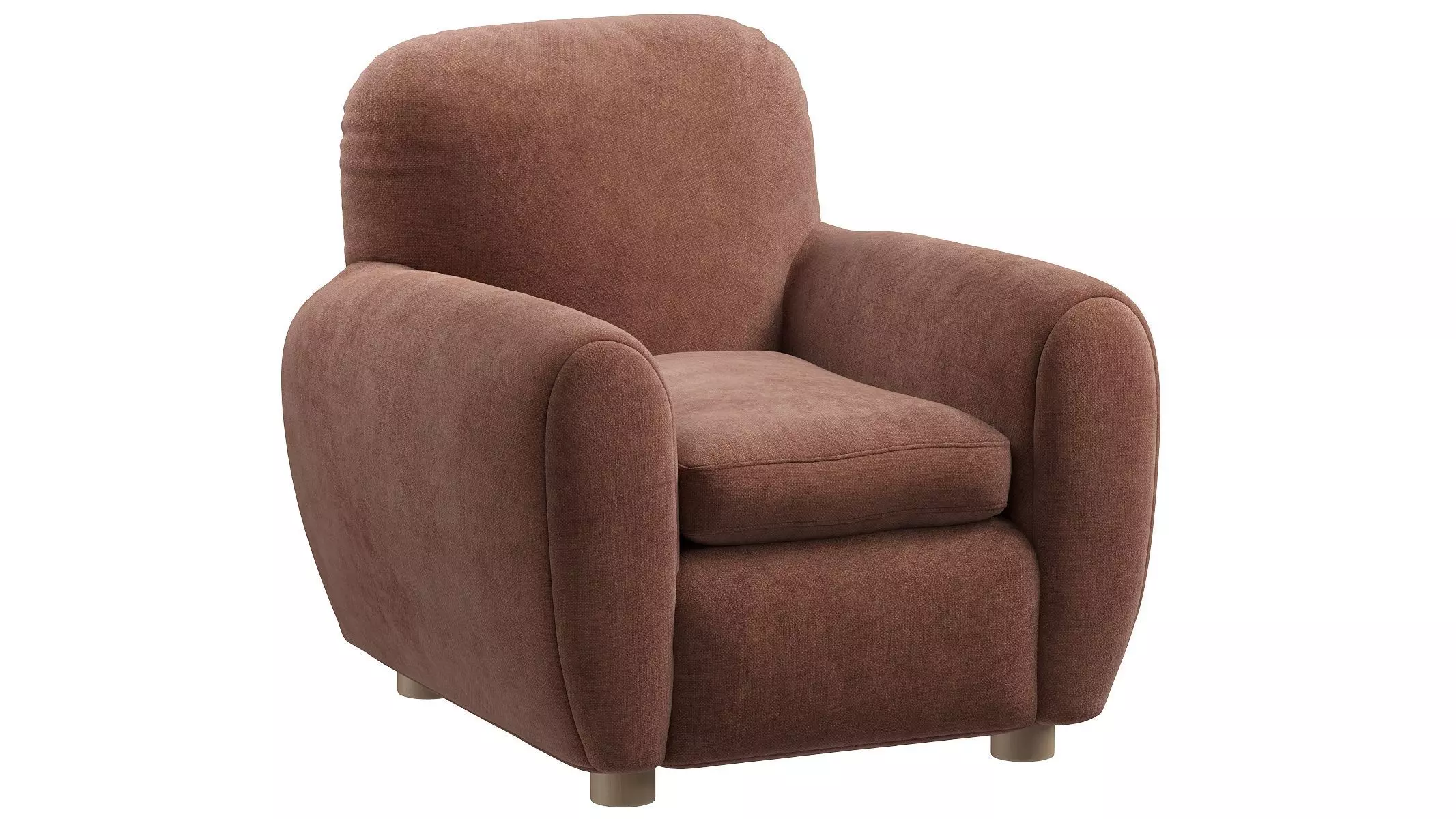 Pair Of Curved Lounge Chair 3D model_5