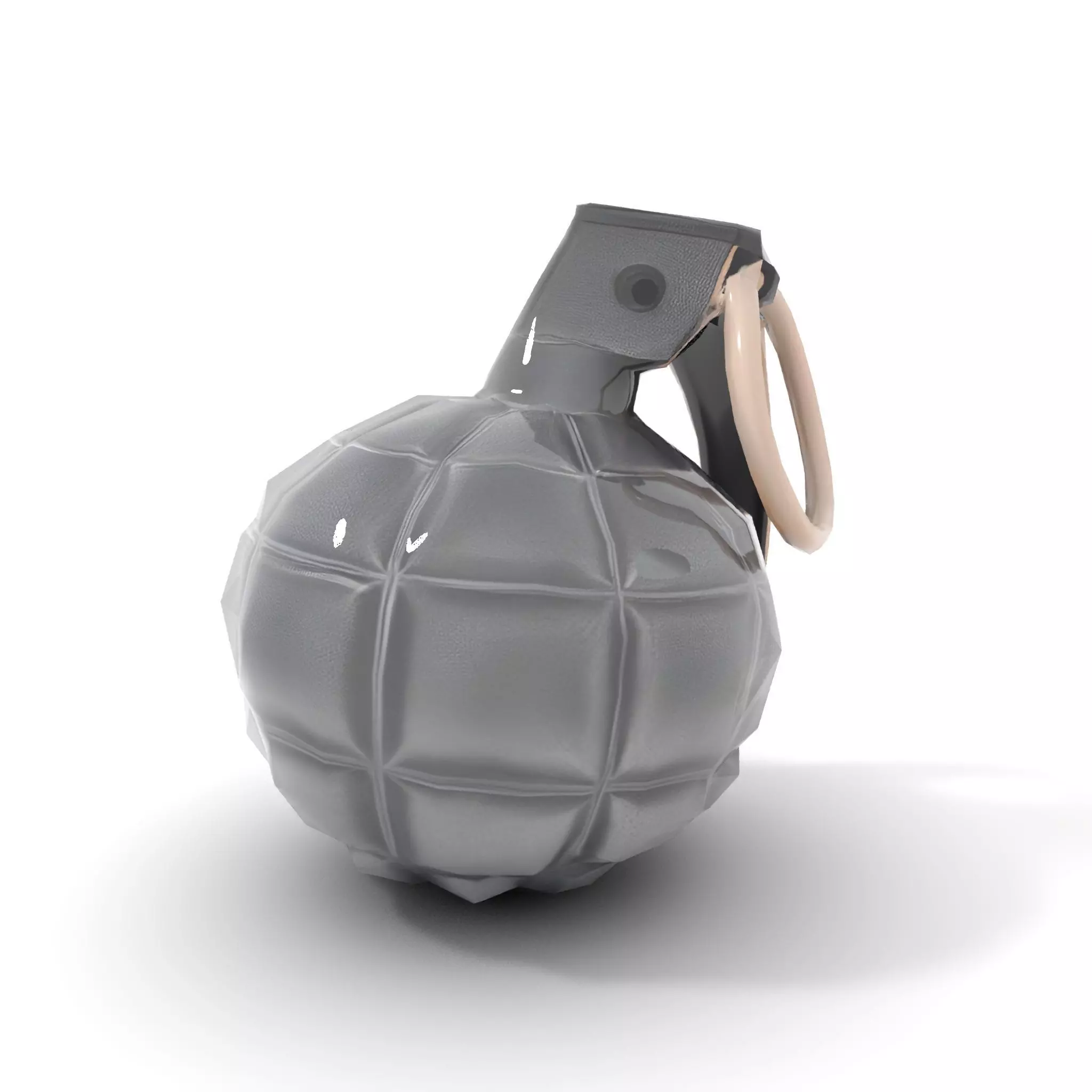 Grenade model pack with detailed texture and design Low-poly 3D model_9