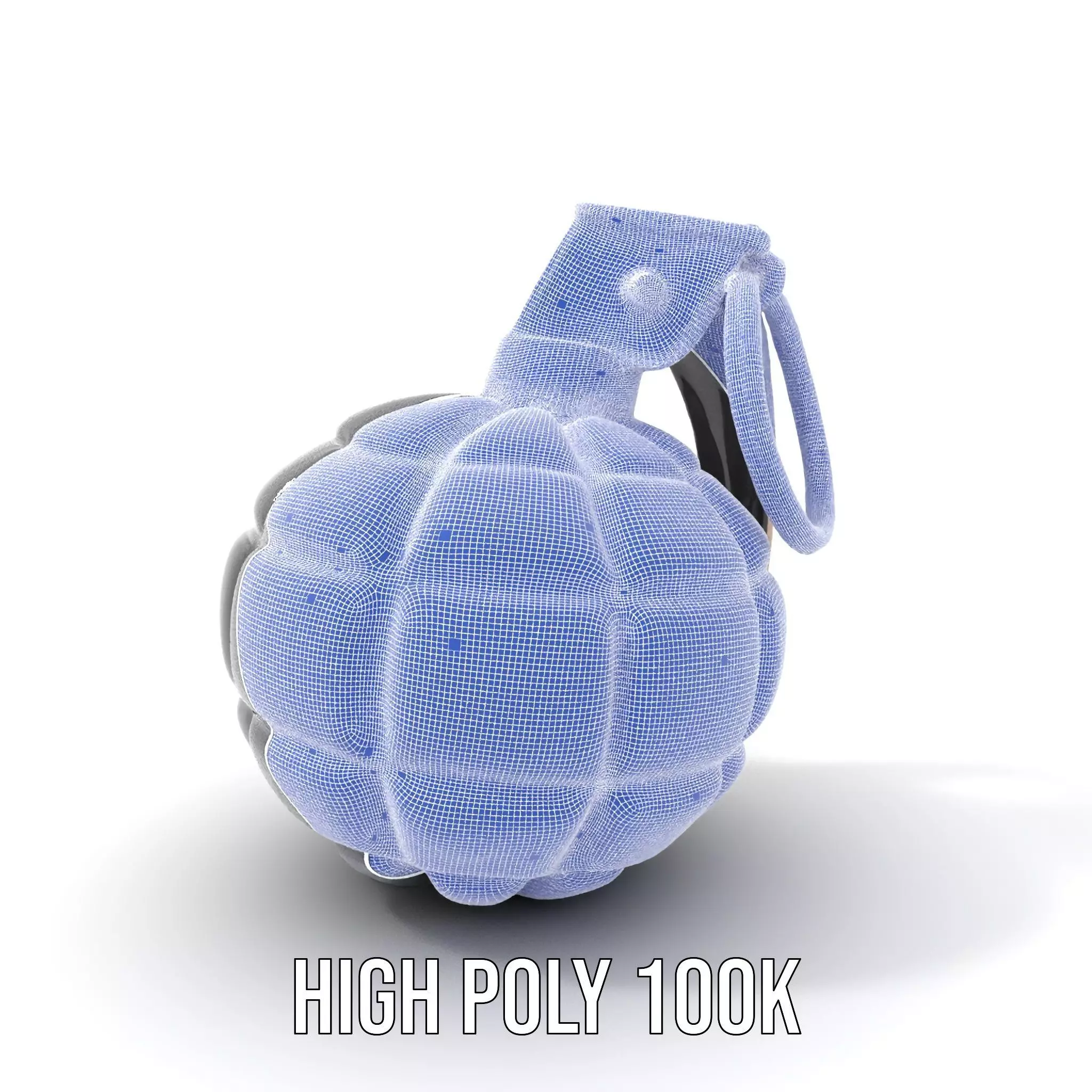 Grenade model pack with detailed texture and design Low-poly 3D model_4