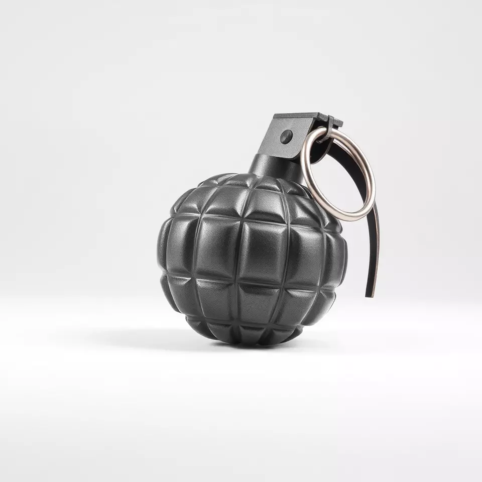 Grenade model pack with detailed texture and design Low-poly 3D model_2