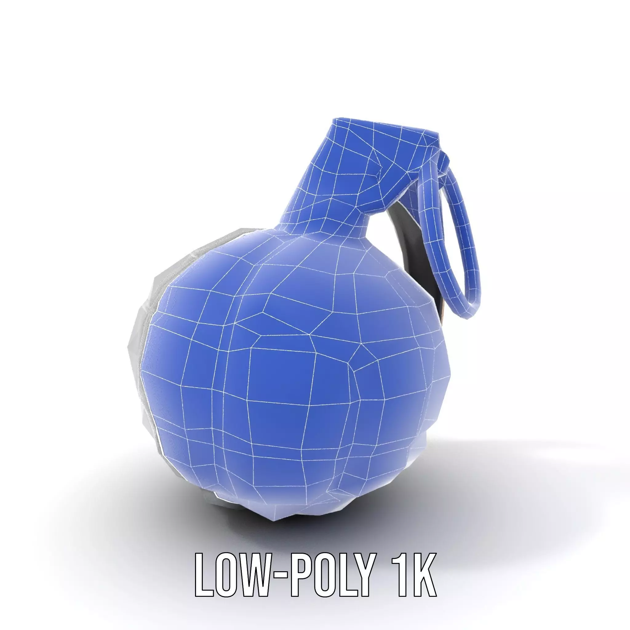 Grenade model pack with detailed texture and design Low-poly 3D model_16