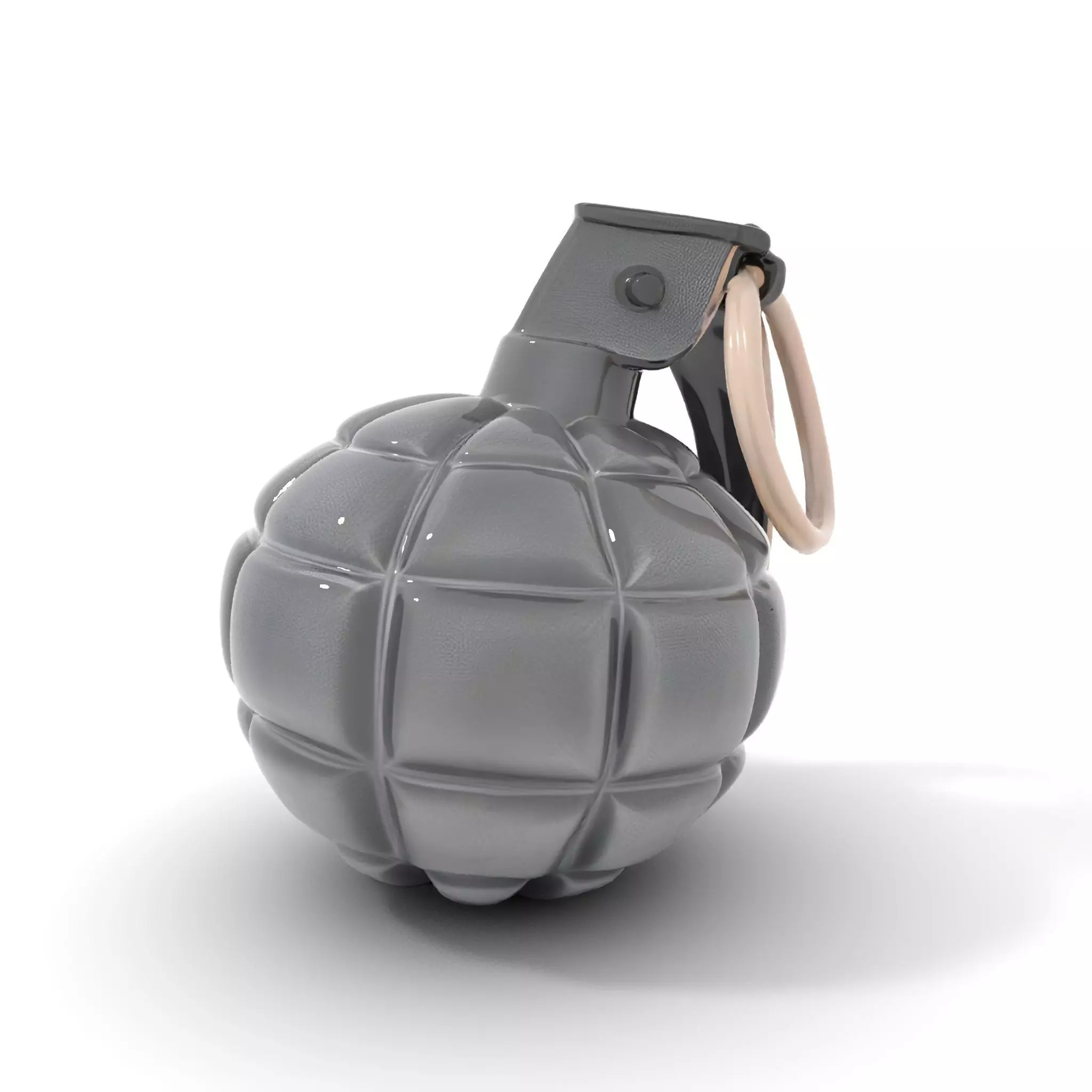 Grenade model pack with detailed texture and design Low-poly 3D model_0