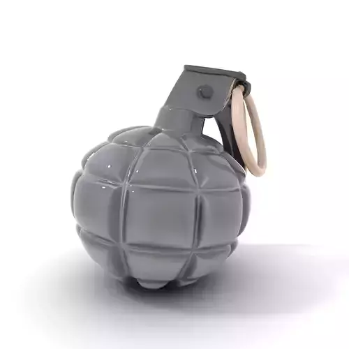 Grenade model pack with detailed texture and design Low-poly 3D model