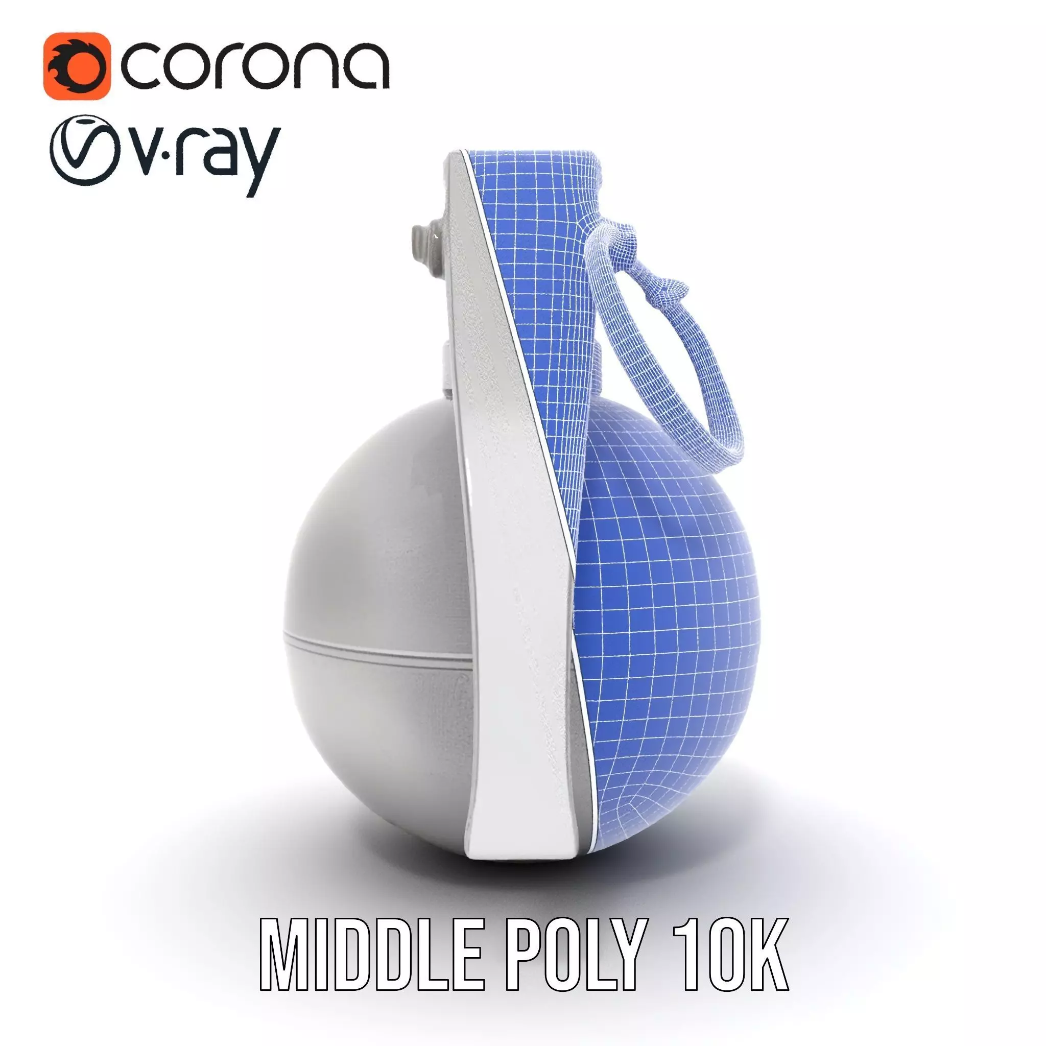 Modern Grenade Model Pack with Metallic Texture Low-poly 3D model_29