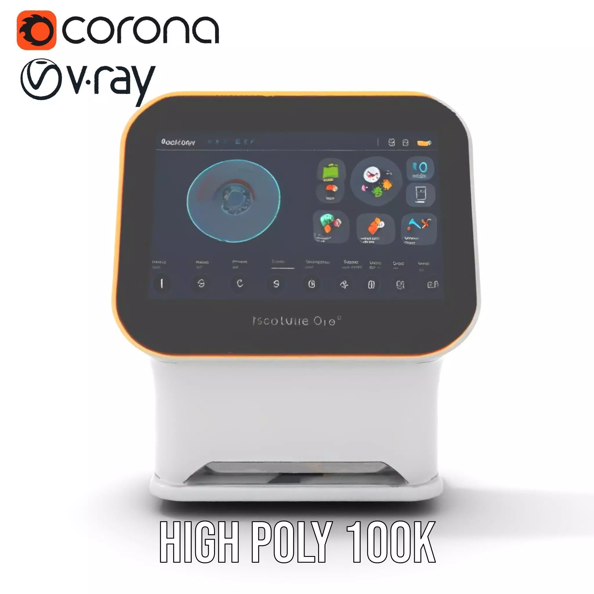 Foodwave One Model Pack for Interactive Kitchen Display Low-poly 3D model_21