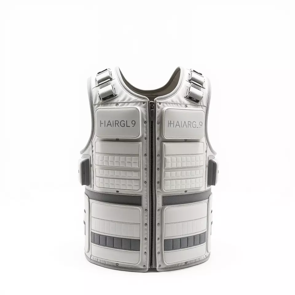 Futuristic Tactical Vest Model Pack Low-poly 3D model_2
