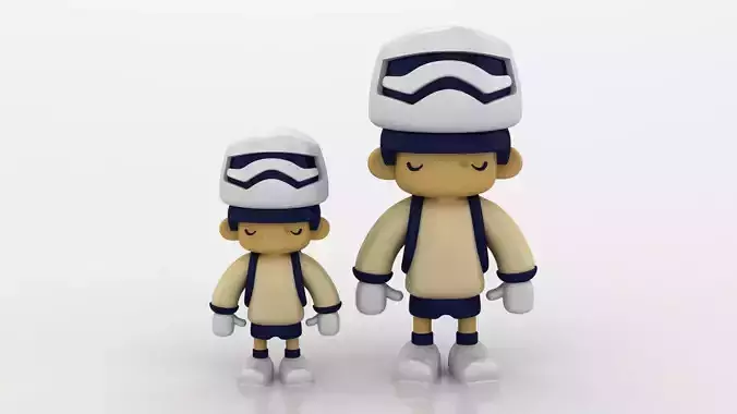  Space explorer toy 3D printable model   3D print model