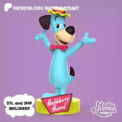 HUCKLEBERRY HOUND 3D print model