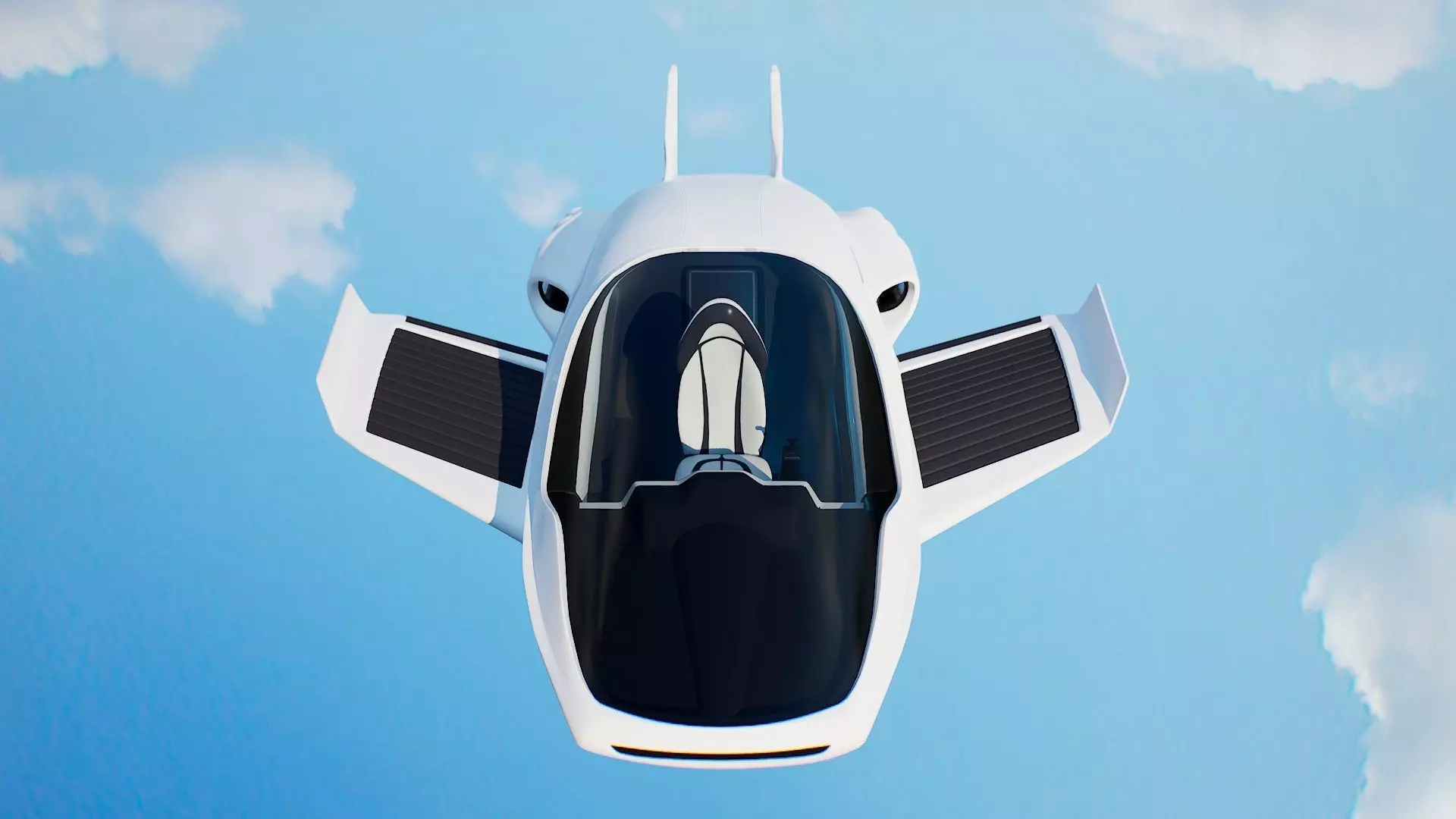 Futuristic Car Consept High Quality Rigged 3D Low-poly 3D model_12