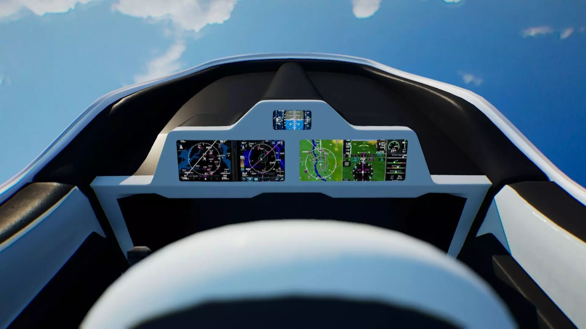 Futuristic Car Consept High Quality Rigged 3D Low-poly 3D model_5