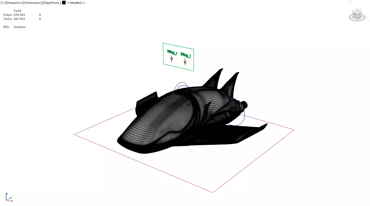 Futuristic Car Consept High Quality Rigged 3D Low-poly 3D model_16