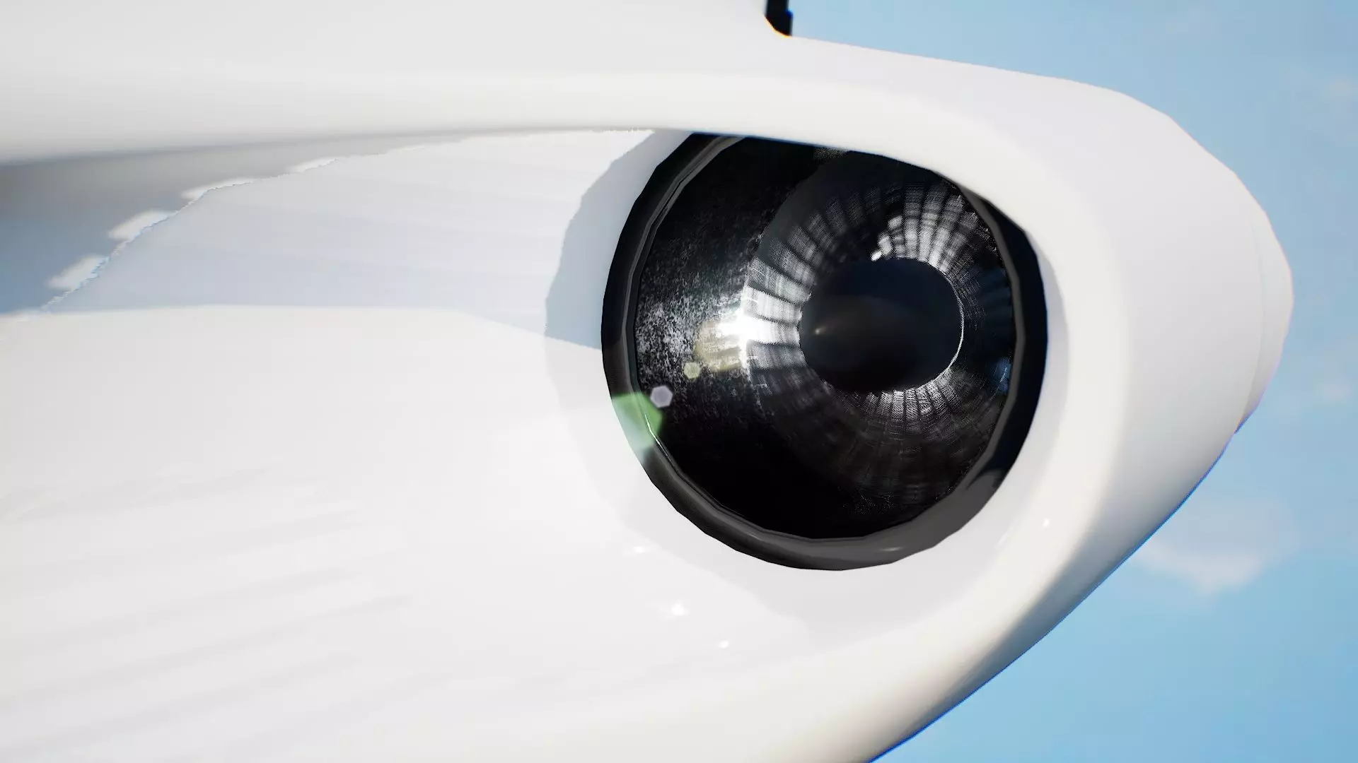 Futuristic Car Consept High Quality Rigged 3D Low-poly 3D model_3