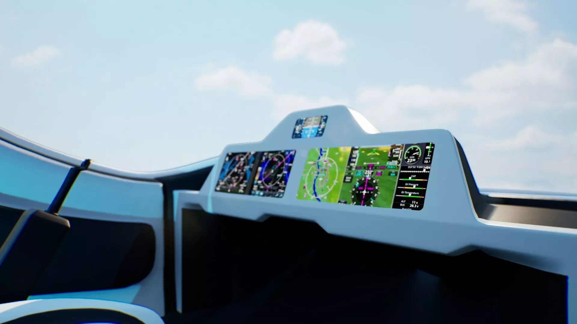 Futuristic Car Consept High Quality Rigged 3D Low-poly 3D model_7