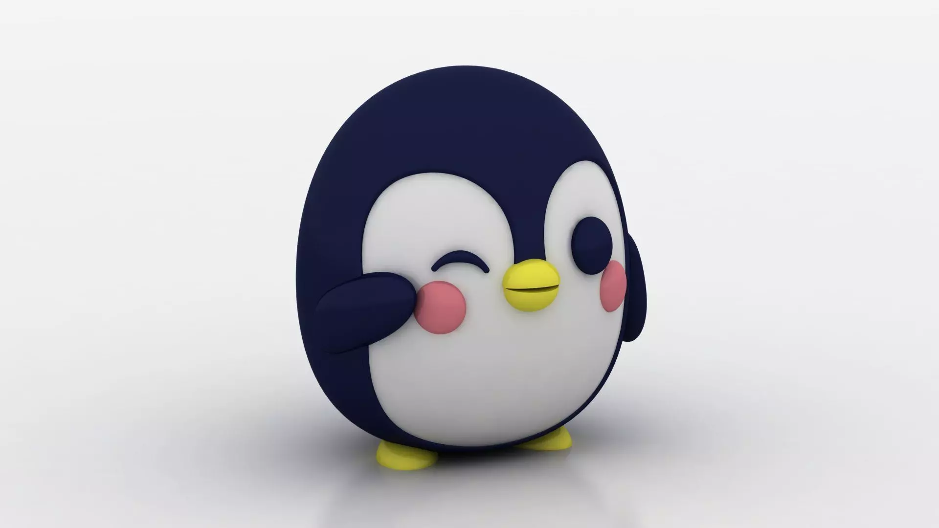 Cute penguin toy 3D printable model 3D print model