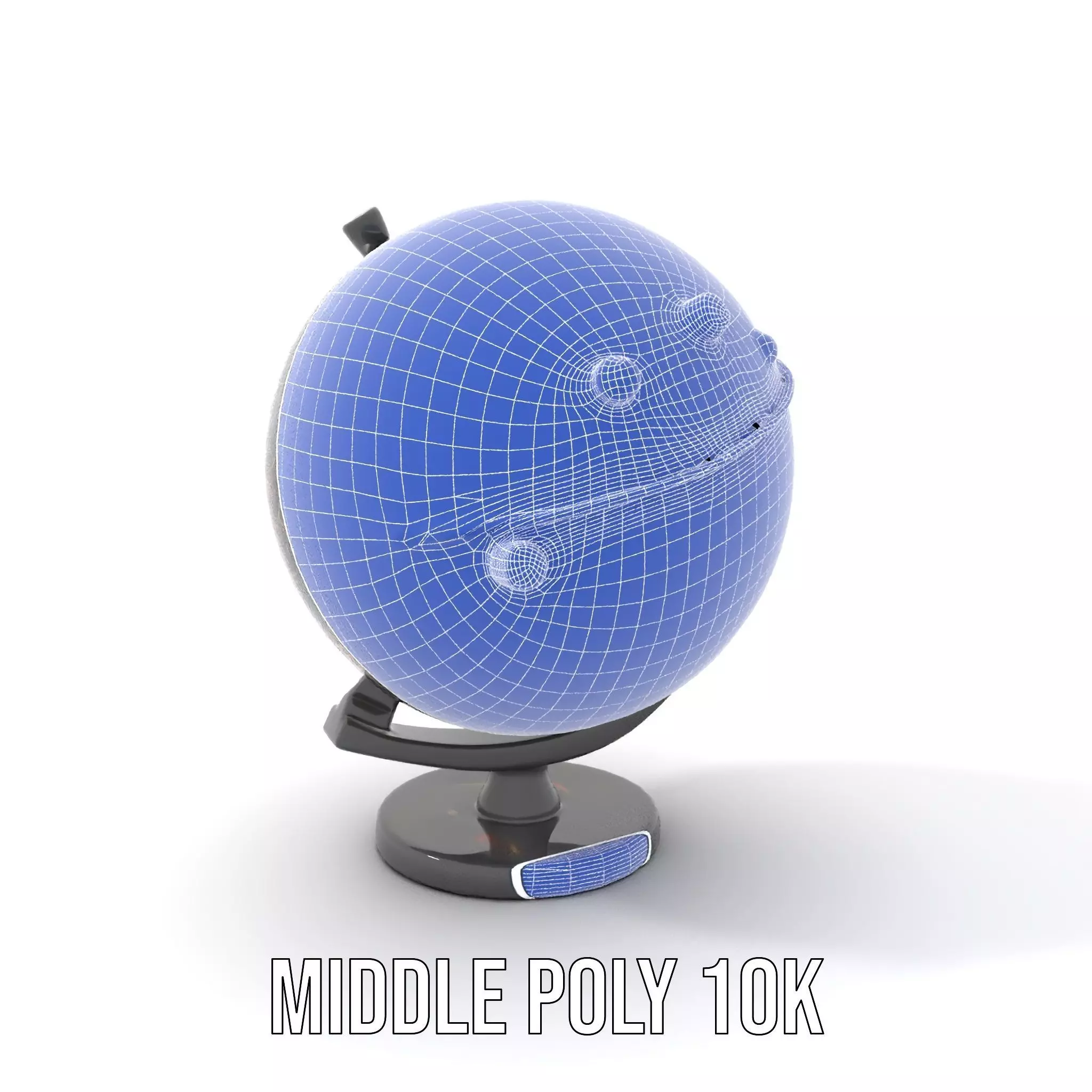 Astronomical Globe Model Pack with Detailed Star Map Low-poly 3D model_15