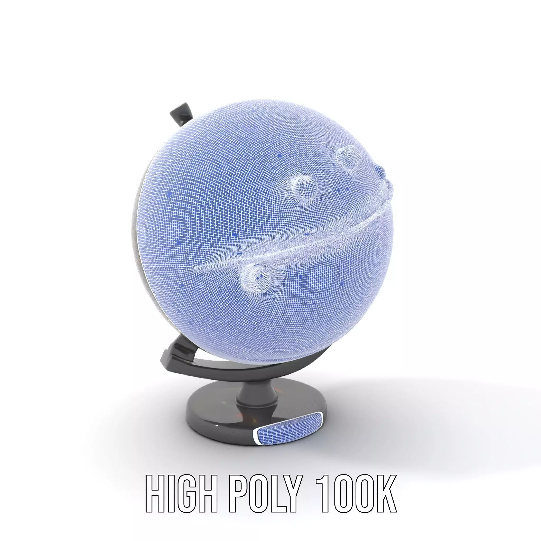 Astronomical Globe Model Pack with Detailed Star Map Low-poly 3D model_4