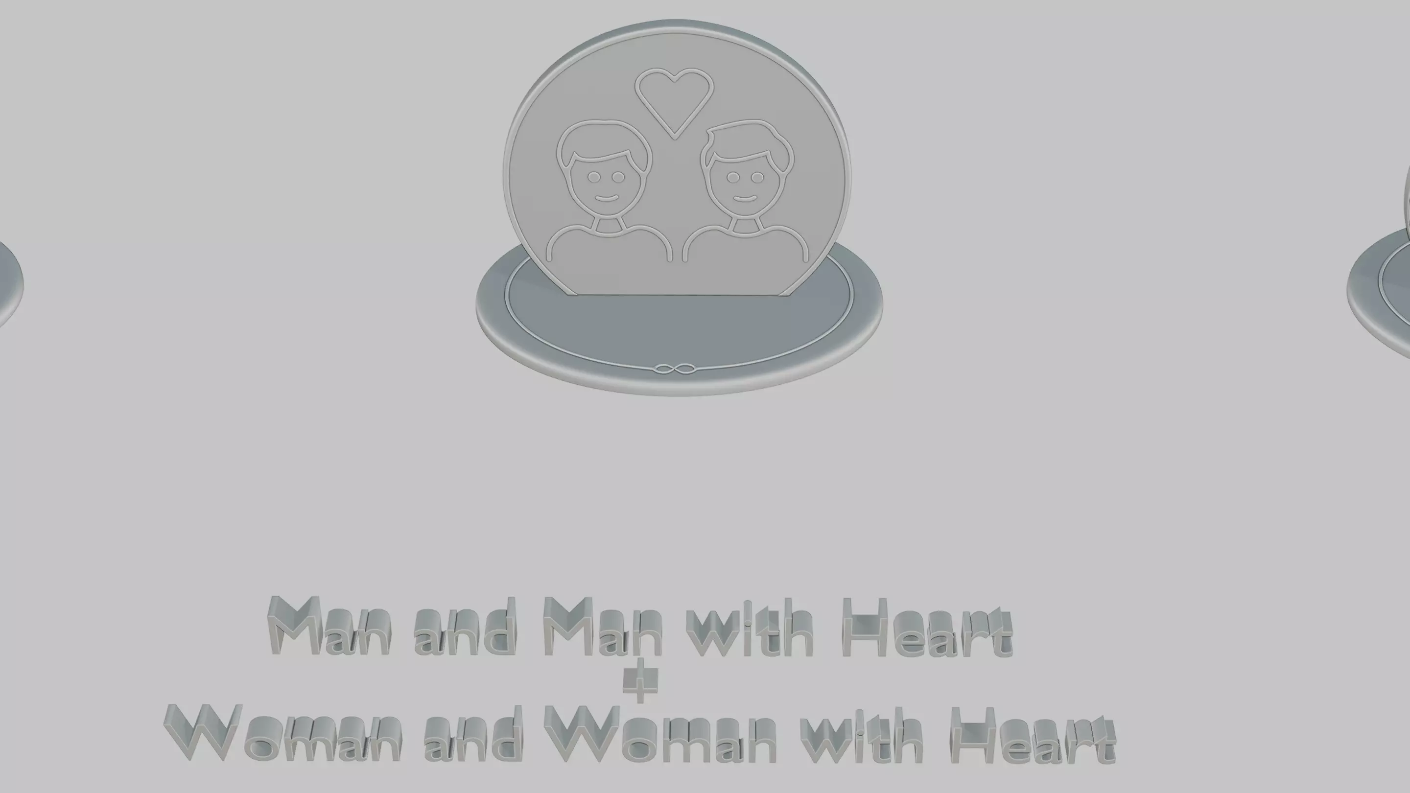 Emoji Statues Family Full Collection 3D print model_3