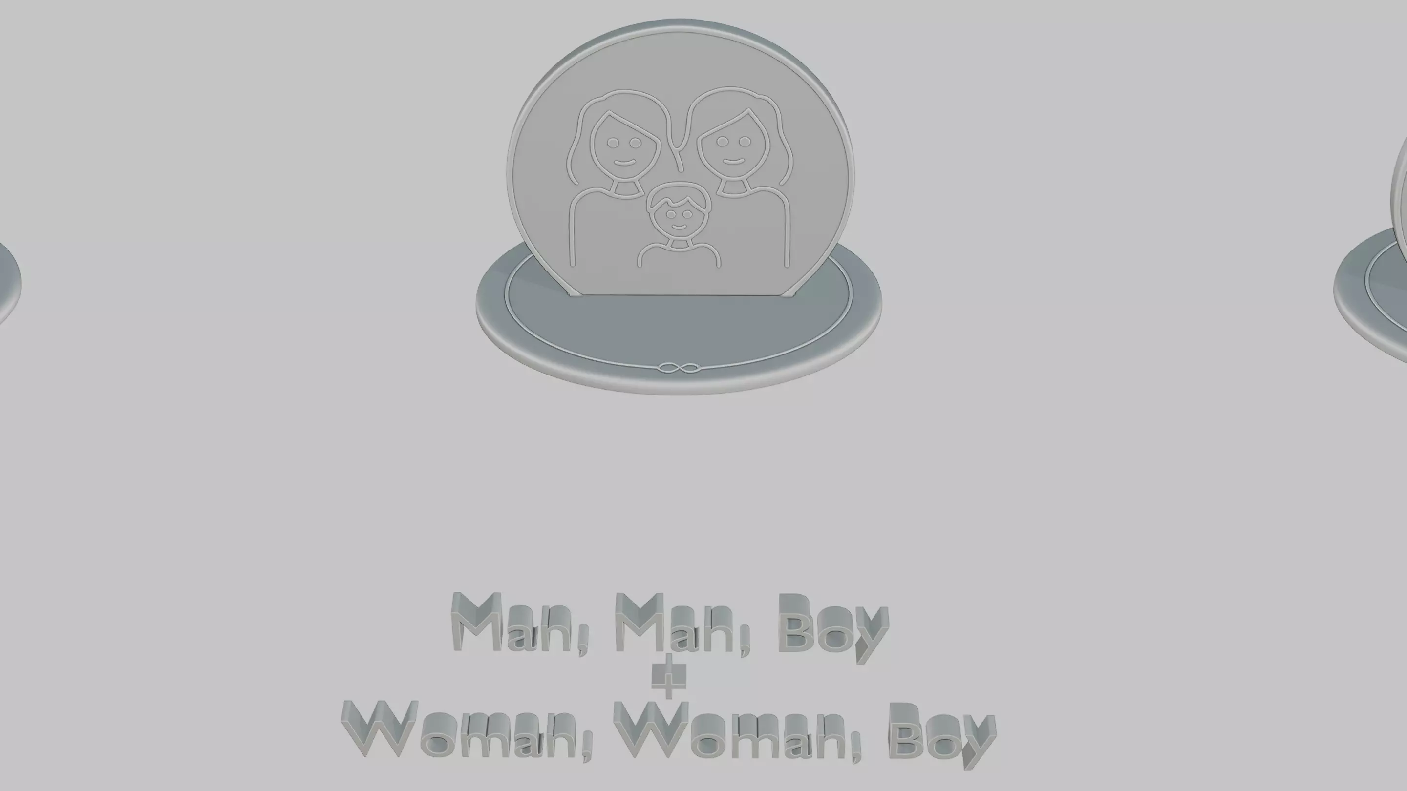 Emoji Statues Family Full Collection 3D print model_16