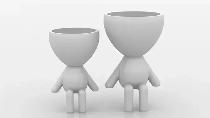 Blank vinyl toy   3D printable model   3D print model