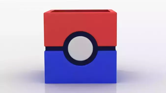 Pokemon pen holder toy 3D printable model  