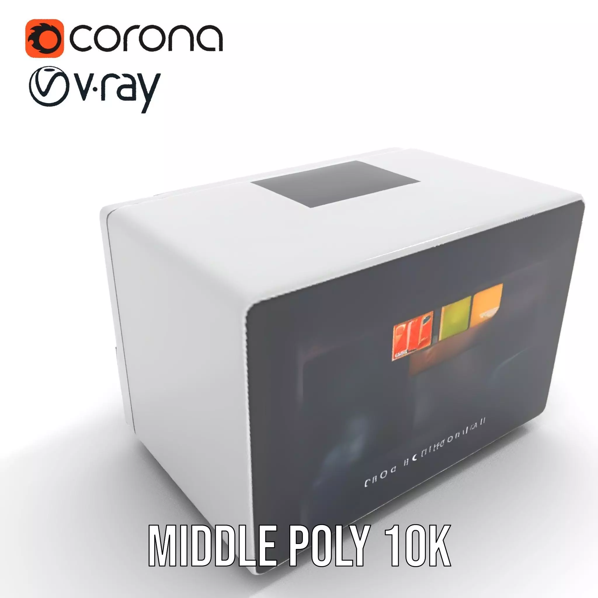 Foodaware Smart Oven model pack Low-poly 3D model_5