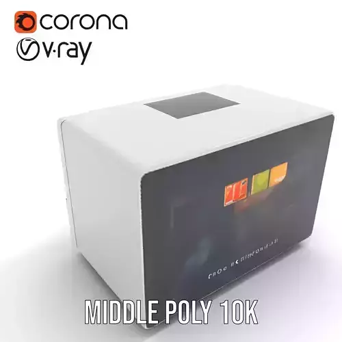 Foodaware Smart Oven model pack Low-poly 3D model 5