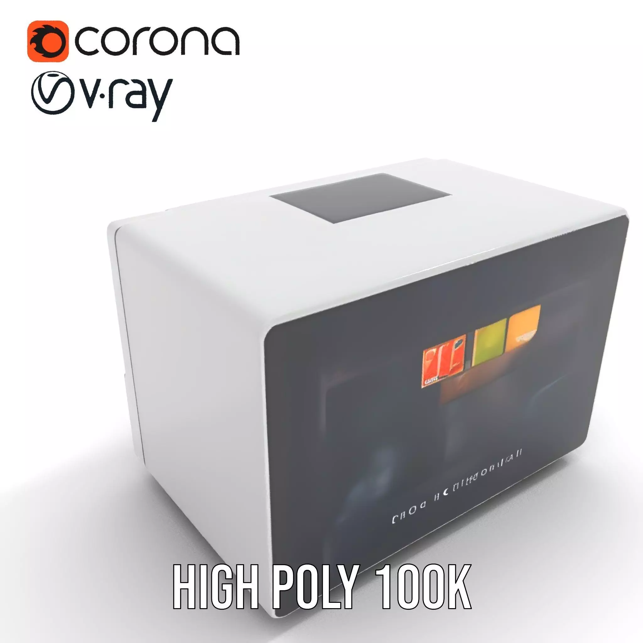 Foodaware Smart Oven model pack Low-poly 3D model_17